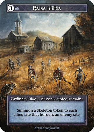 Image for Raise Militia (Foil) (Gothic) - Sorcery: Contested Realm