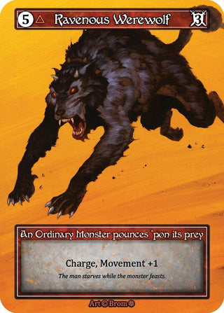 Image for Ravenous Werewolf (Foil) (Gothic) - Sorcery: Contested Realm