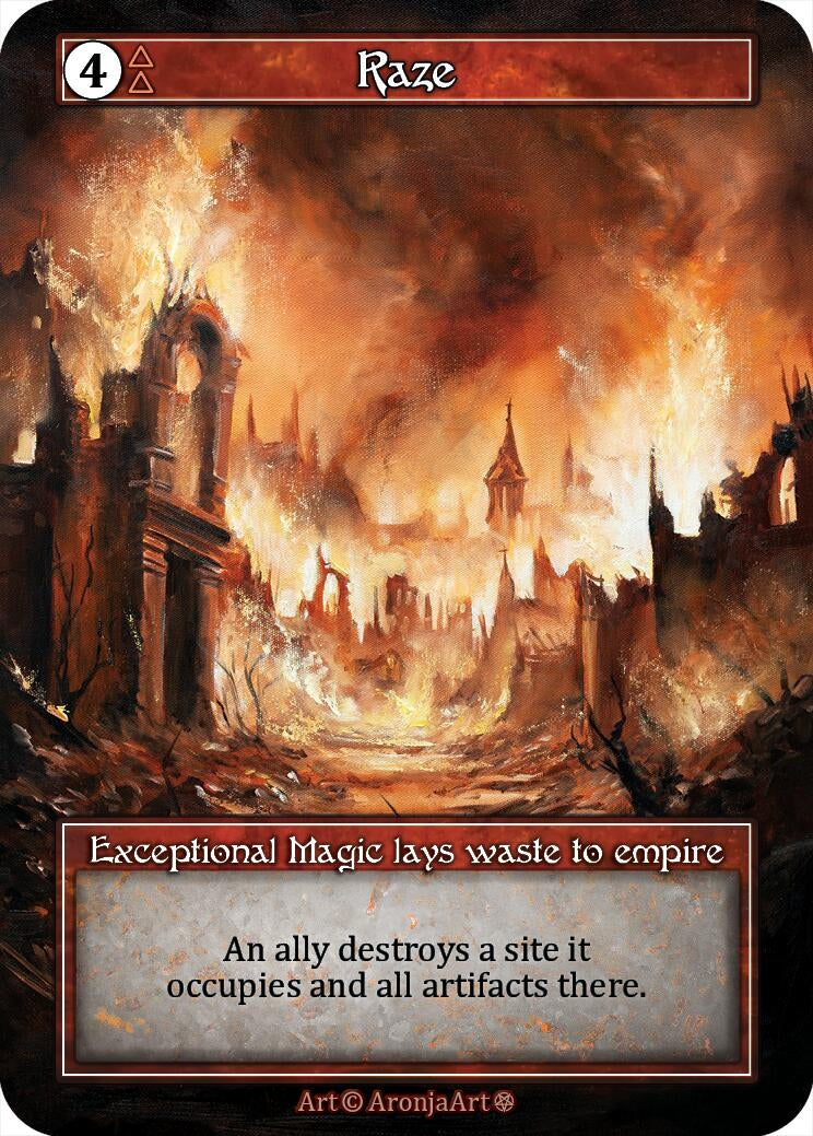 Image for Raze (Foil) (Gothic) - Sorcery: Contested Realm