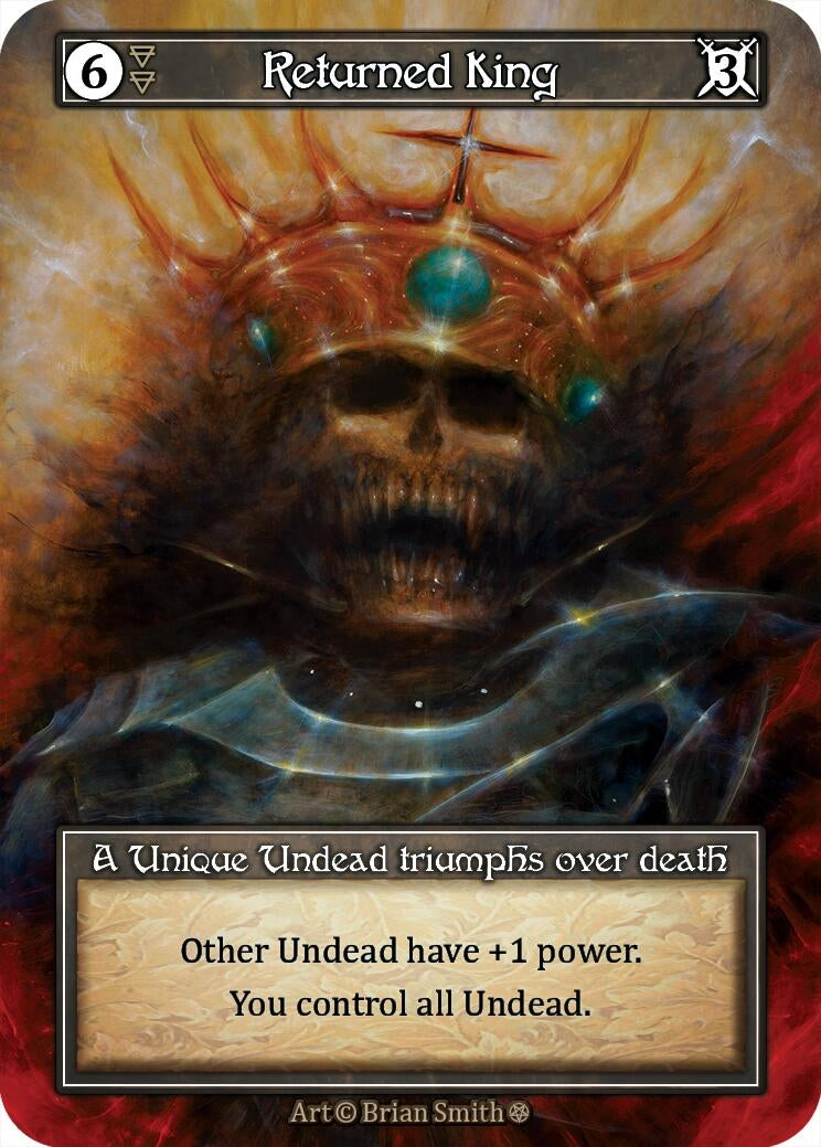 Image for Returned King (Foil) (Gothic) - Sorcery: Contested Realm