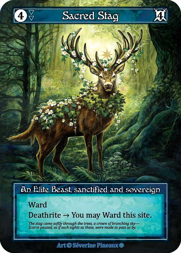 Image for Sacred Stag (Foil) (Gothic) - Sorcery: Contested Realm