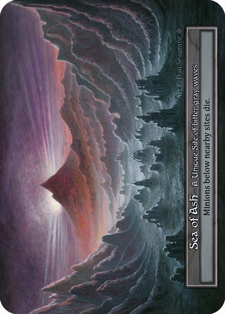 Image for Sea of Ash (Foil) (Gothic) - Sorcery: Contested Realm