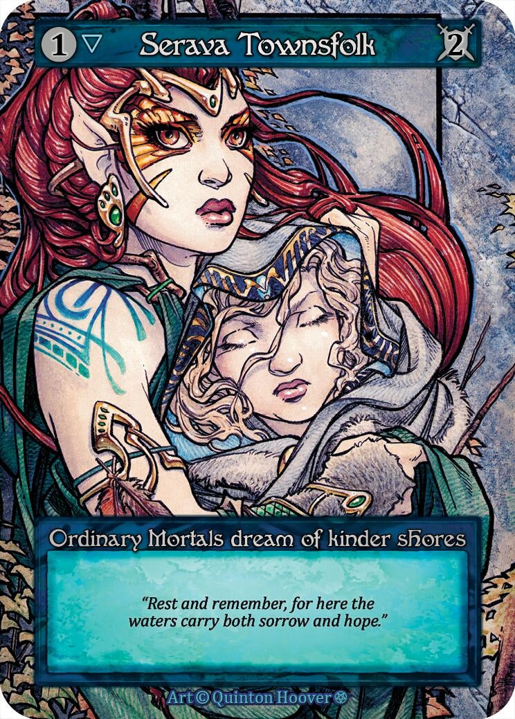 Image for Serava Townsfolk (Gothic) - Sorcery: Contested Realm