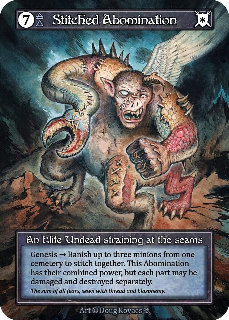 Image for Stitched Abomination (Foil) (Gothic) - Sorcery: Contested Realm