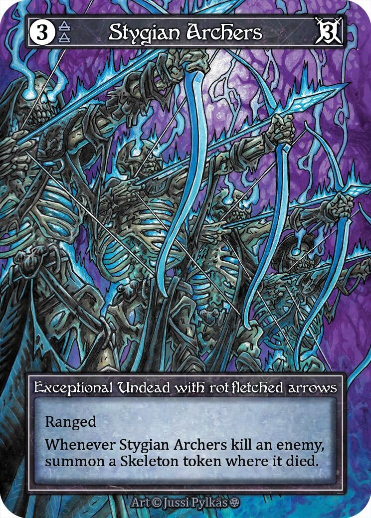 Image for Stygian Archers (Foil) (Gothic) - Sorcery: Contested Realm
