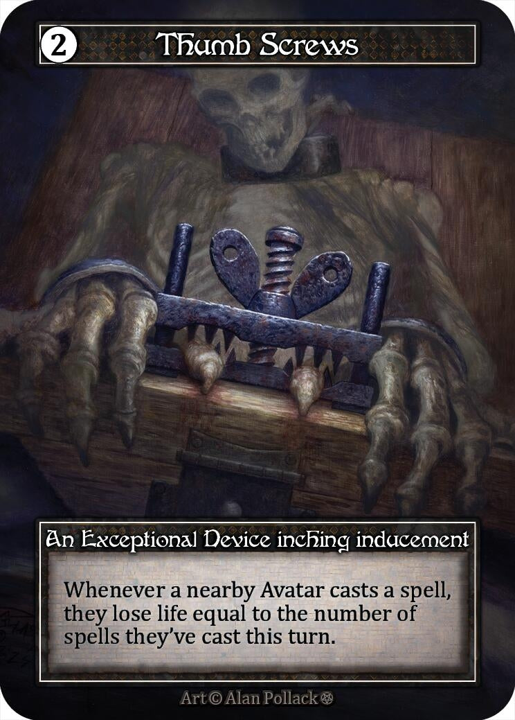 Image for Thumb Screws (Foil) (Gothic) - Sorcery: Contested Realm