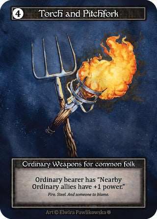 Image for Torch and Pitchfork (Foil) (Gothic) - Sorcery: Contested Realm