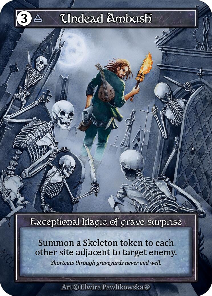 Image for Undead Ambush (Foil) (Gothic) - Sorcery: Contested Realm