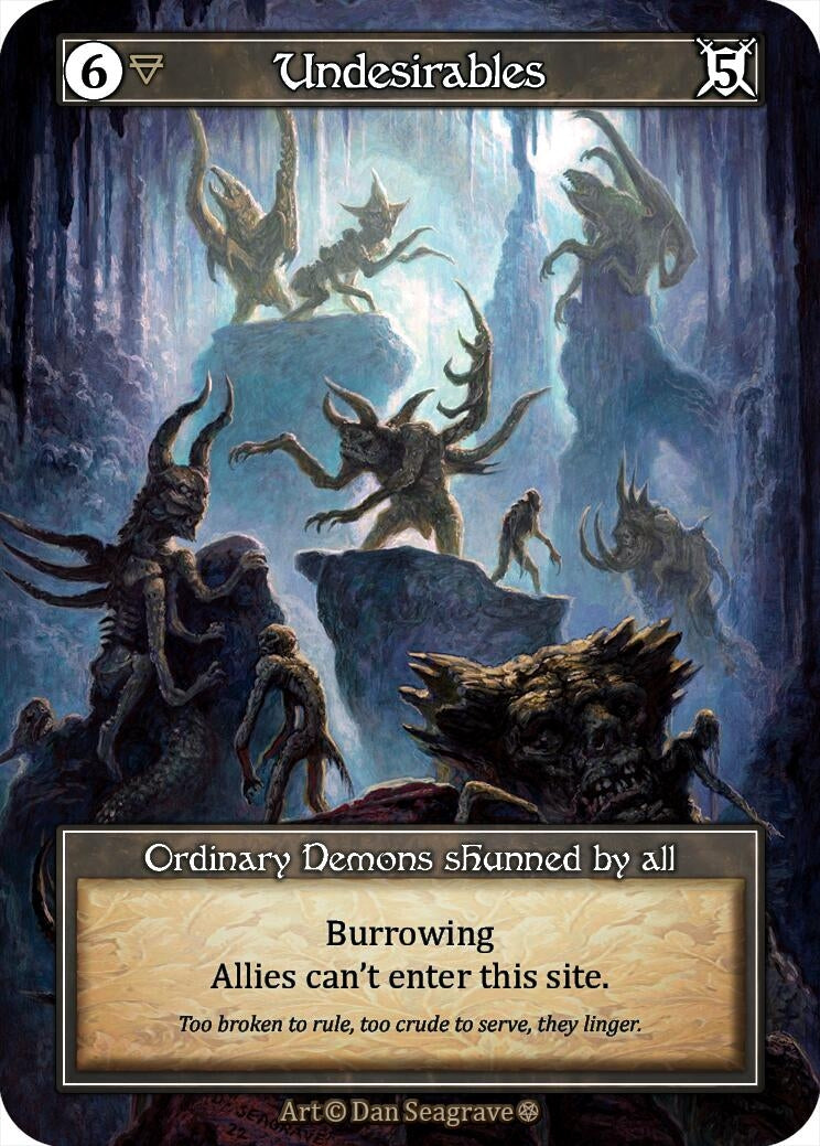 Image for Undesirables (Foil) (Gothic) - Sorcery: Contested Realm