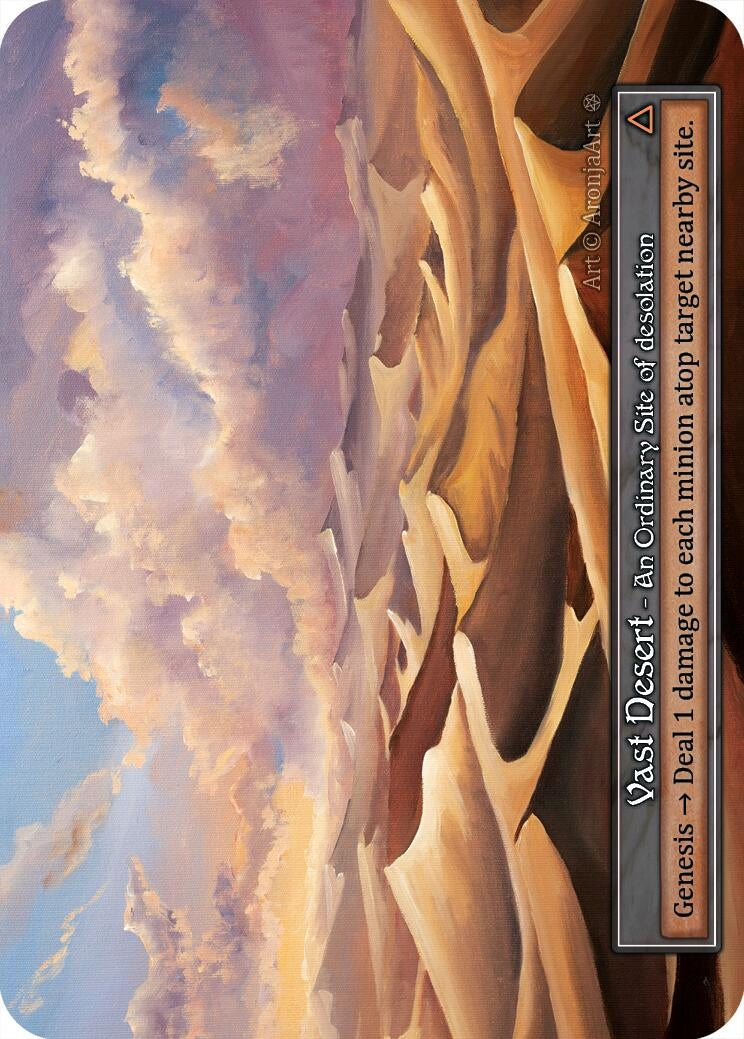 Image for Vast Desert (Foil) (Gothic) - Sorcery: Contested Realm