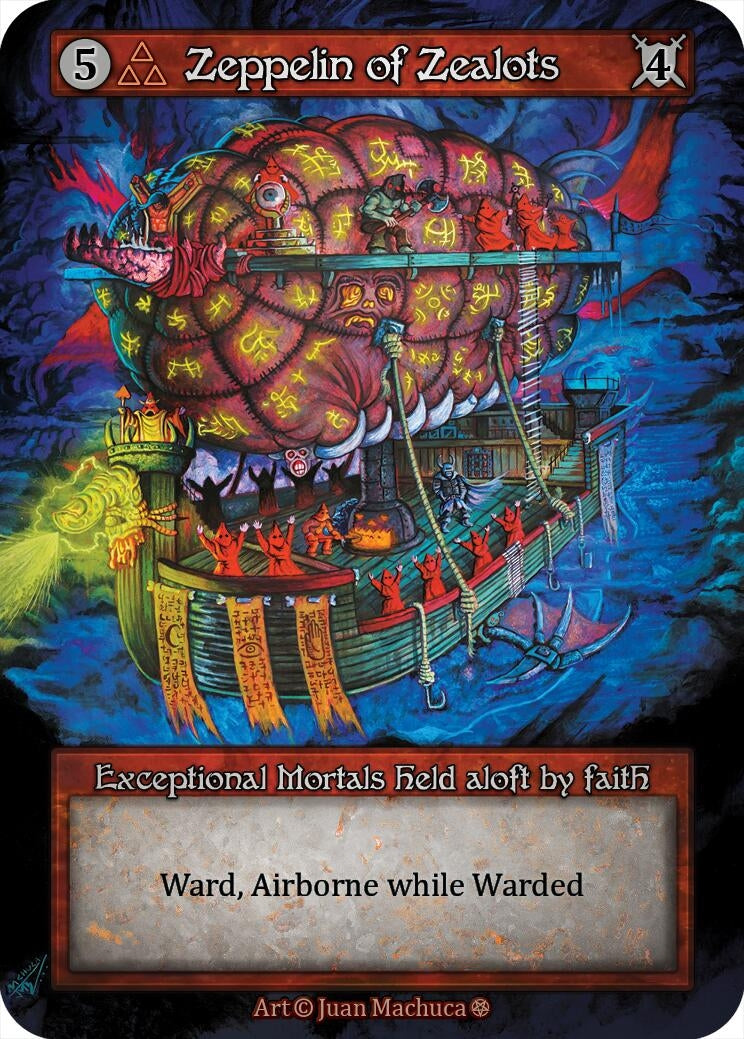 Image for Zeppelin of Zealots (Gothic) - Sorcery: Contested Realm