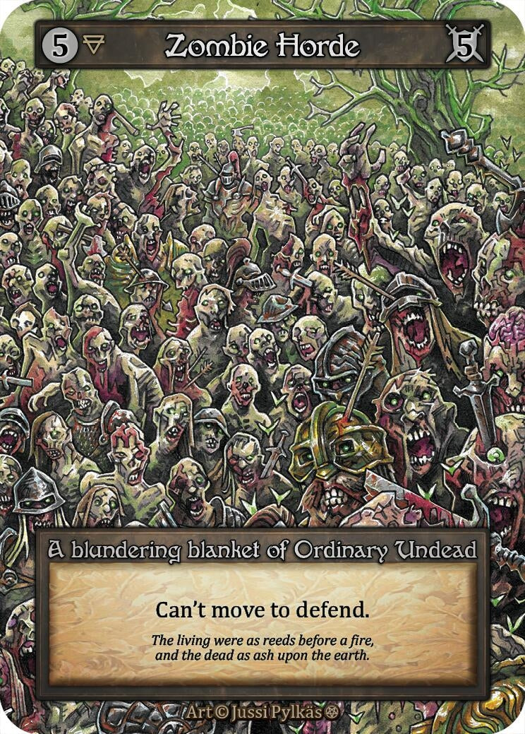 Image for Zombie Horde (Gothic) - Sorcery: Contested Realm