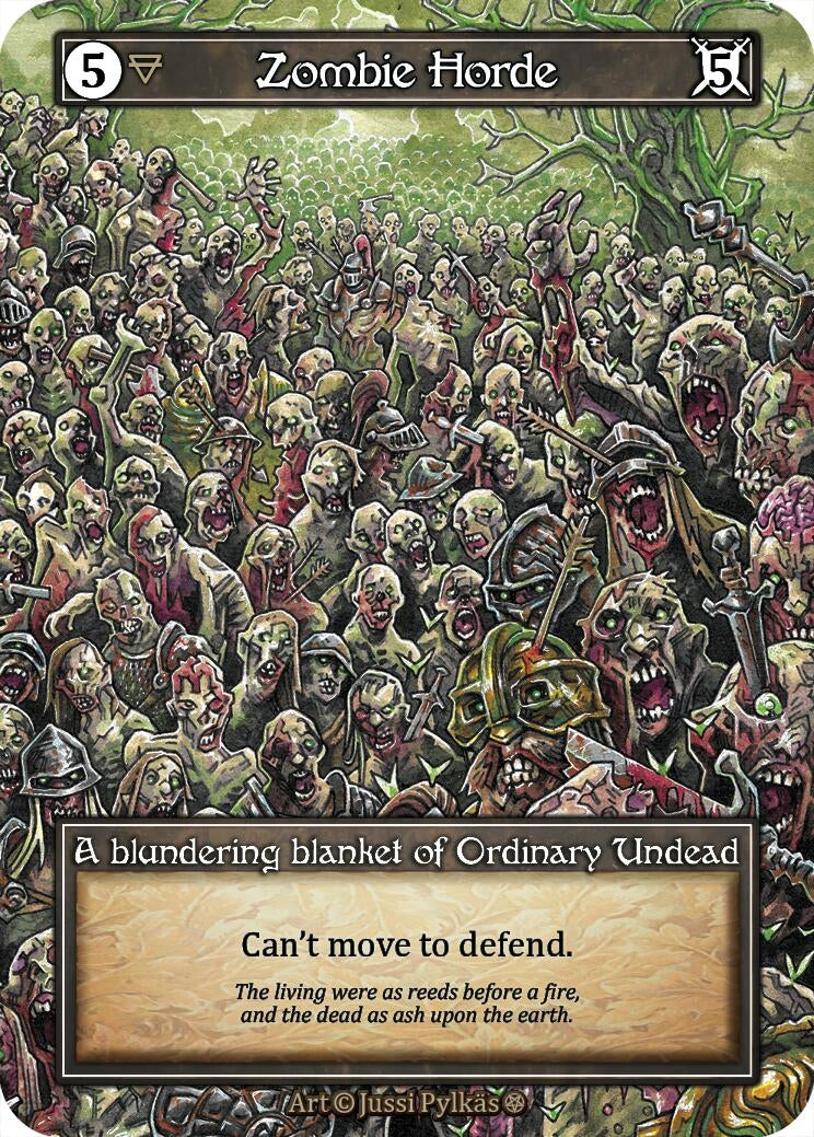 Image for Zombie Horde (Foil) (Gothic) - Sorcery: Contested Realm