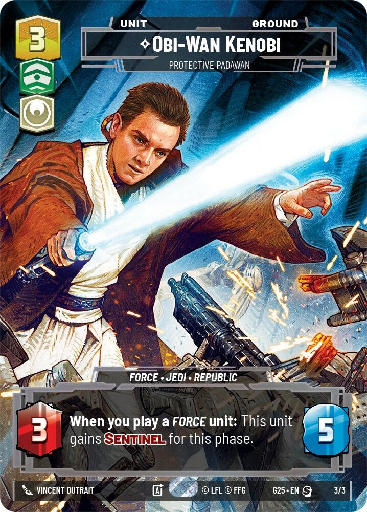 Image for Obi-Wan Kenobi - Protective Padawan (3/3) (2025 Gift Box) - Star Wars: Unlimited