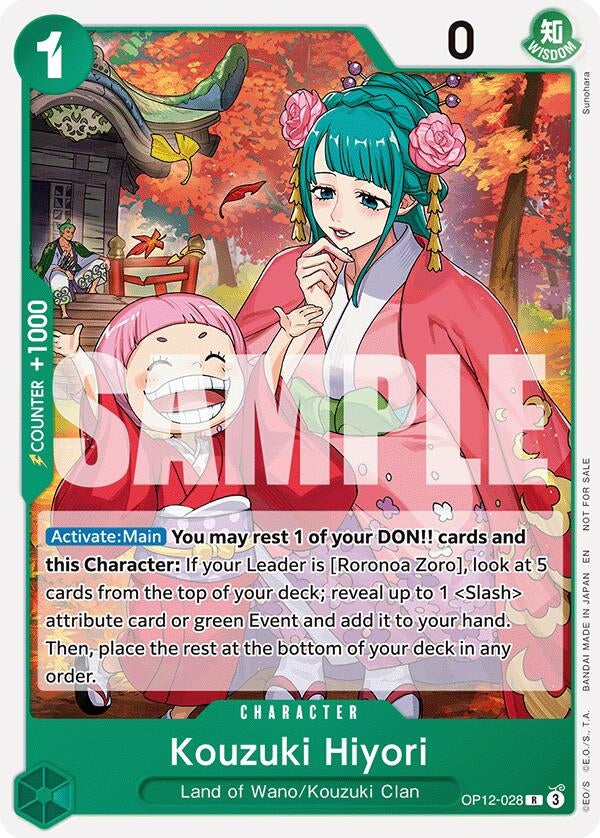 Image for Kouzuki Hiyori (Tournament Pack 2026 Vol. 1) (OP12-028) (One Piece Promotion Cards) - One Piece Card Game