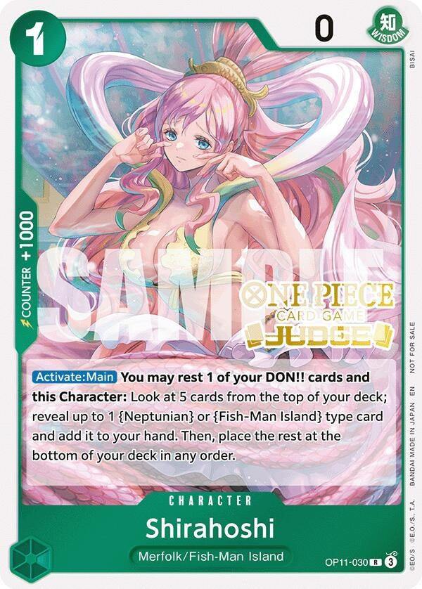 Image for Shirahoshi (Judge Pack Vol. 7) (OP11-030) (One Piece Promotion Cards) - One Piece Card Game