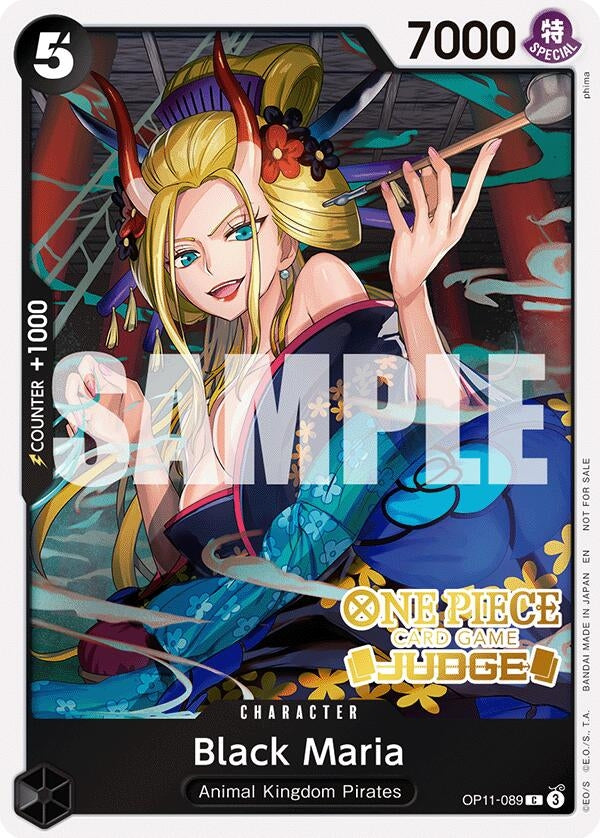 Image for Black Maria (Judge Pack Vol. 7) (OP11-089) (One Piece Promotion Cards) - One Piece Card Game
