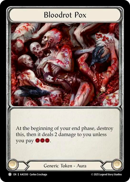 Image for Bloodrot Pox (AAC030) - Flesh and Blood TCG