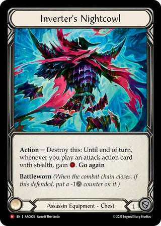 Image for Inverter's Nightcowl (AAC005) - Flesh and Blood TCG