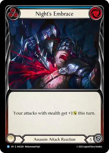 Image for Night's Embrace (AAC028) - Flesh and Blood TCG