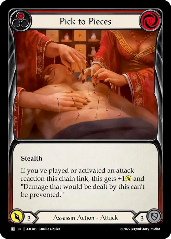 Image for Pick to Pieces (AAC015) - Flesh and Blood TCG