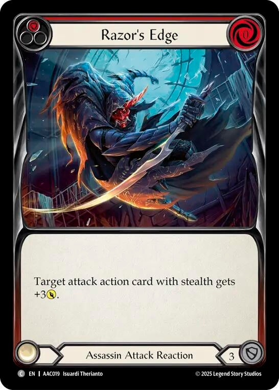 Image for Razor's Edge (AAC019) - Flesh and Blood TCG