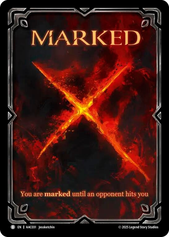 Image for Marked (Extended Art) (AAC031) - Flesh and Blood TCG