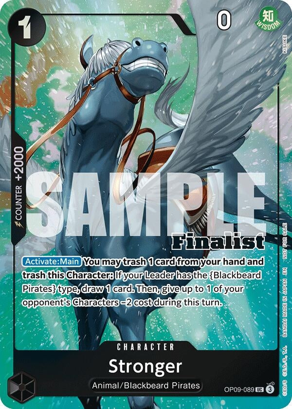 Image for Stronger (CS 25-26 Finalist Card Set 2) (OP09-089) (One Piece Promotion Cards) - One Piece Card Game