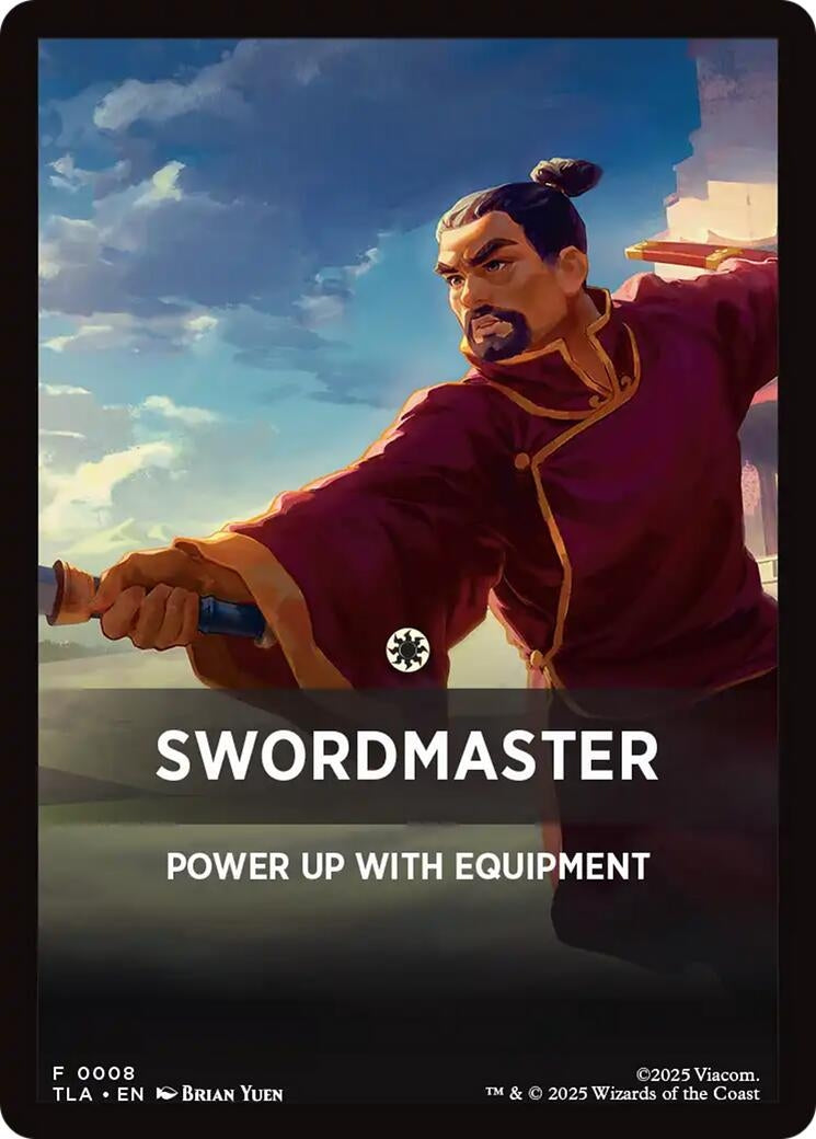 Image for Swordmaster Theme Card (8) (Avatar: The Last Airbender) - Magic: The Gathering