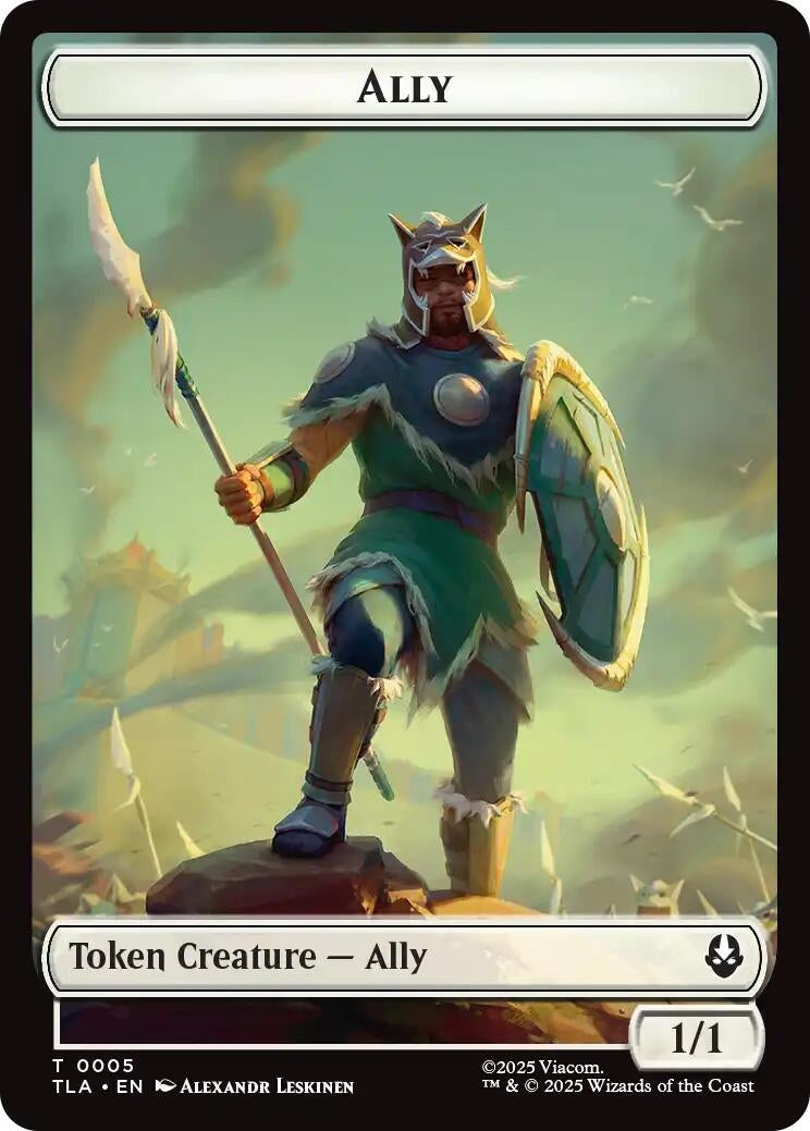 Image for Ally (0005) // Clue (0018) Double-Sided Token (5 // 18) (Avatar: The Last Airbender) - Magic: The Gathering