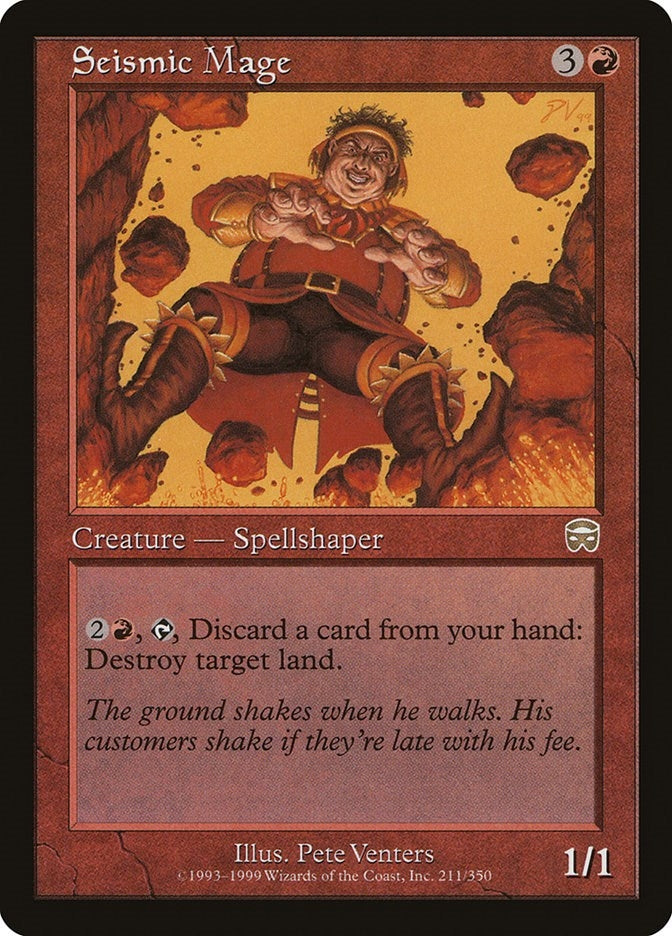 Seismic Mage (211) [MMQ] - MTG Single