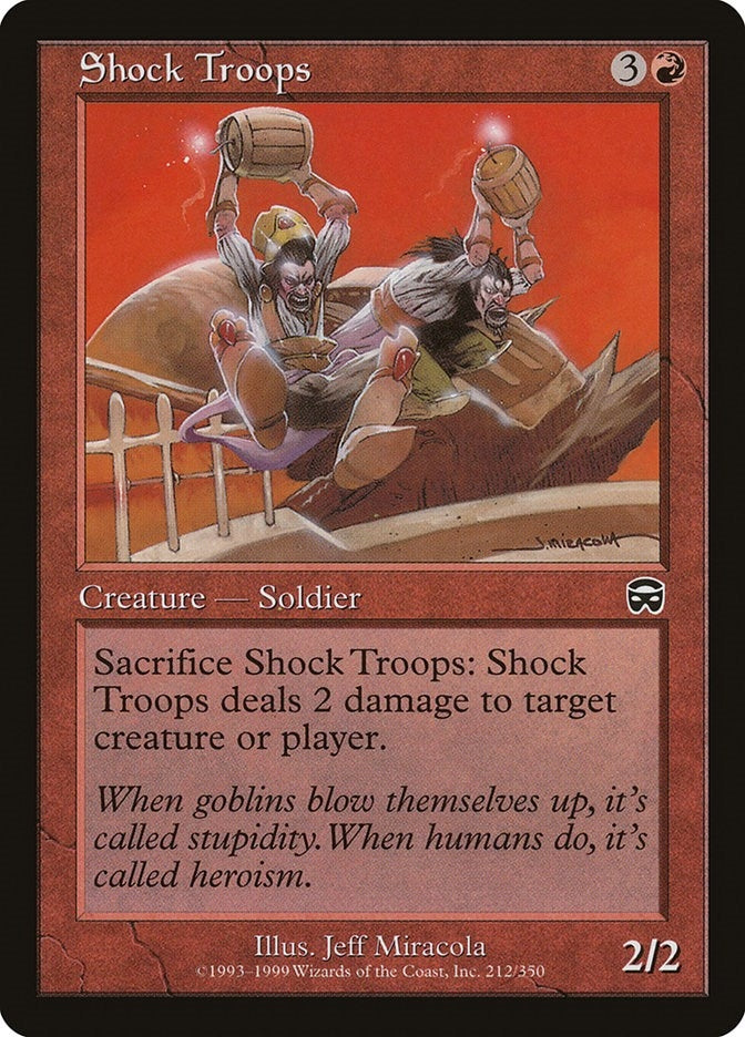 Shock Troops (212) [MMQ] - MTG Single
