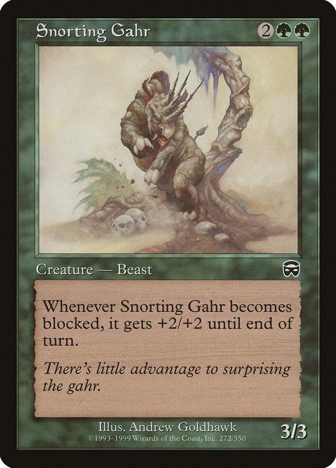 Snorting Gahr (272) [MMQ] - MTG Single