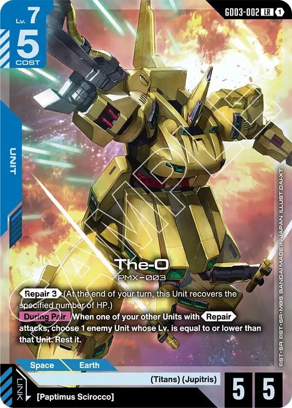 Image for The-O (GD03-002) (Steel Requiem) - Gundam Card Game