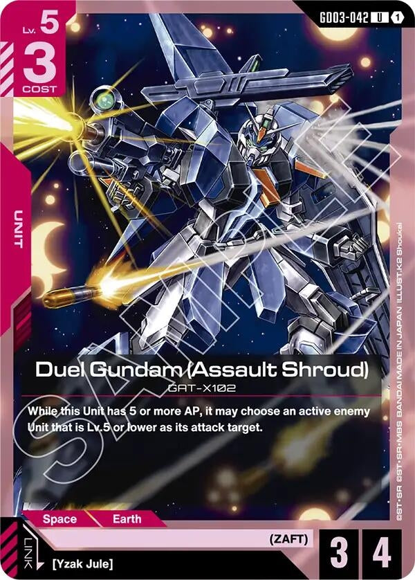 Image for Duel Gundam (Assault Shroud) (GD03-042) (GD03-042) (Steel Requiem) - Gundam Card Game