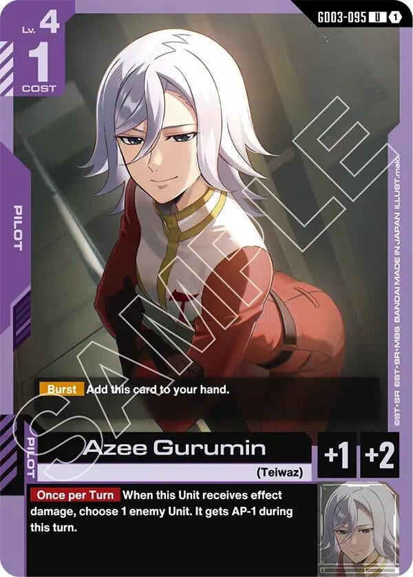 Image for Azee Gurumin (GD03-095) (Steel Requiem) - Gundam Card Game