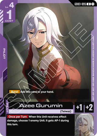 Image for Azee Gurumin (GD03-095) (Steel Requiem) - Gundam Card Game
