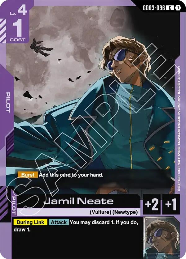 Image for Jamil Neate (GD03-096) (Steel Requiem) - Gundam Card Game