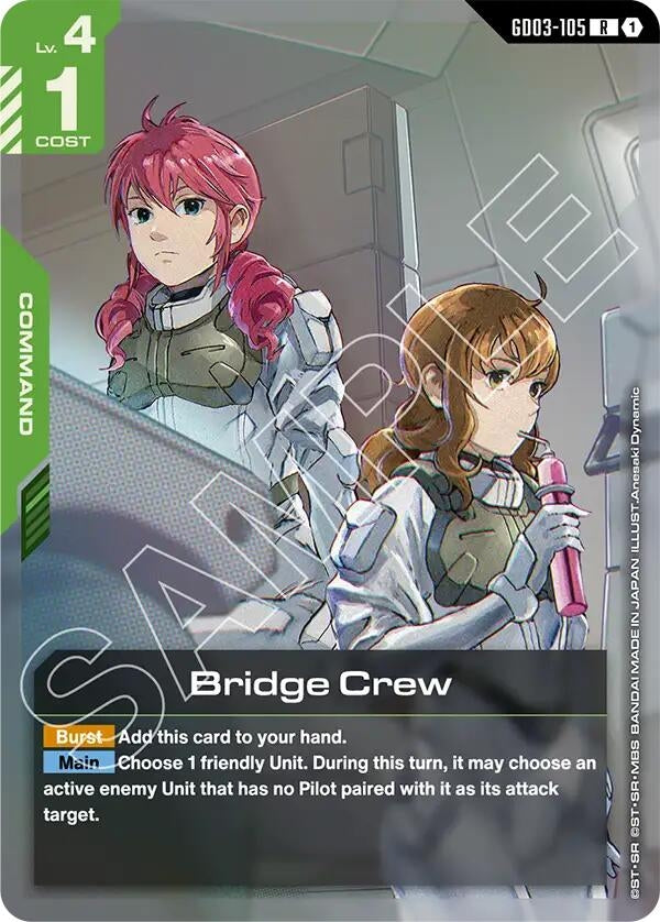 Image for Bridge Crew (GD03-105) (Steel Requiem) - Gundam Card Game