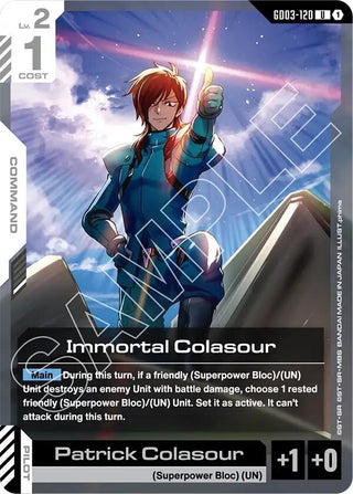 Image for Immortal Colasour (GD03-120) (Steel Requiem) - Gundam Card Game
