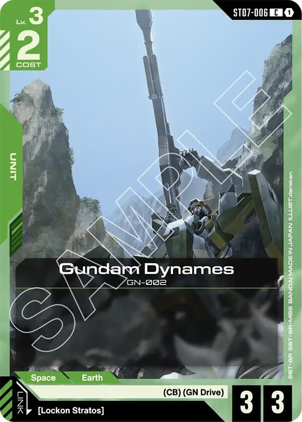 Image for Gundam Dynames (ST07-006) (ST07-006) (Starter Deck 07: Celestial Drive) - Gundam Card Game