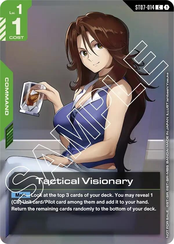 Image for Tactical Visionary (Store Tournament Participant Pack 03) (ST07-014) (Gundam Promotional Cards) - Gundam Card Game