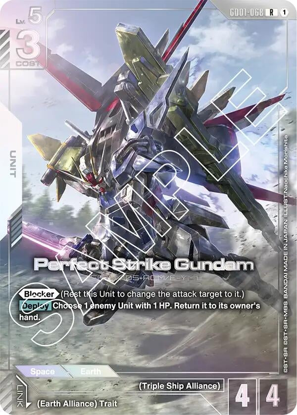 Image for Perfect Strike Gundam (Premium Card Collection) (GD01-068) (Gundam Promotional Cards) - Gundam Card Game