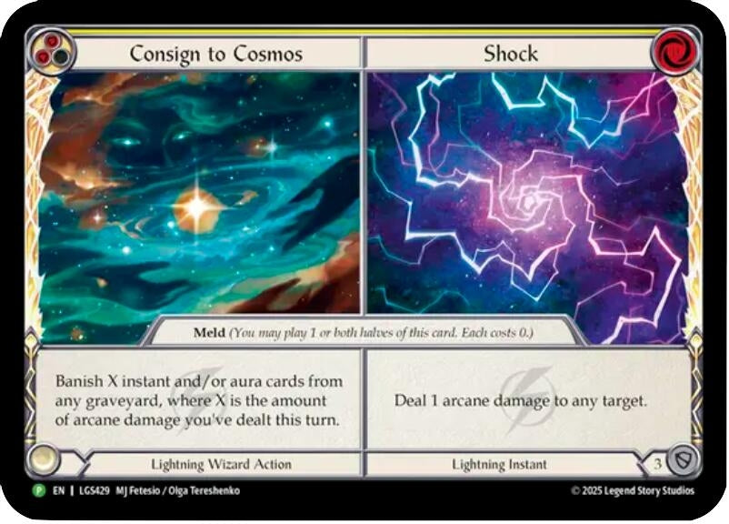 Image for Consign to Cosmos // Shock - LGS429 (LGS429) - Flesh and Blood TCG