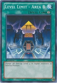 Level Limit - Area B (279) (LC03) - YuGiOh Single