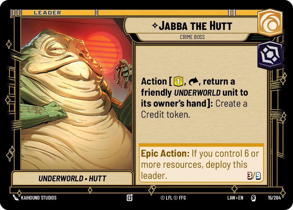 Image for Jabba the Hutt - Crime Boss (15/264) (A Lawless Time) - Star Wars: Unlimited