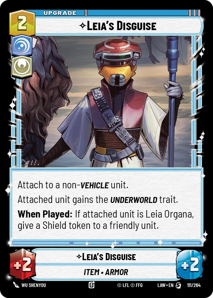 Image for Leia's Disguise (111/264) (A Lawless Time) - Star Wars: Unlimited