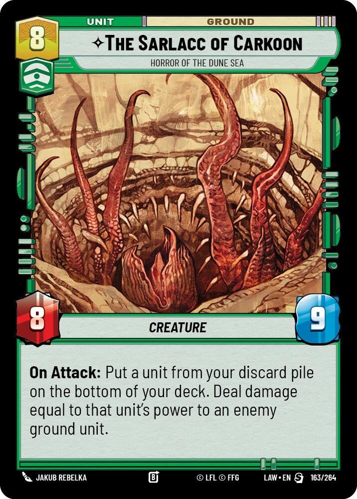 Image for The Sarlacc of Carkoon - Horror of the Dune Sea (163/264) (A Lawless Time) - Star Wars: Unlimited