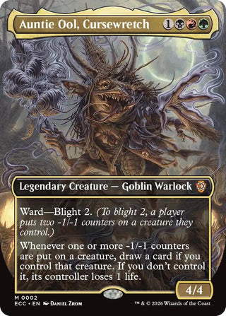 Image for Auntie Ool, Cursewretch (Borderless) (2) (Lorwyn Eclipsed) - Magic: The Gathering