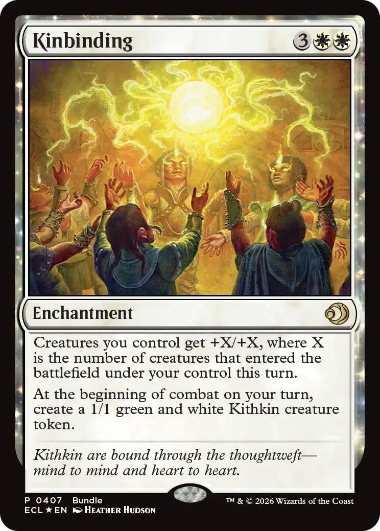 Image for Kinbinding (407) (Unique and Miscellaneous Promos) - Magic: The Gathering